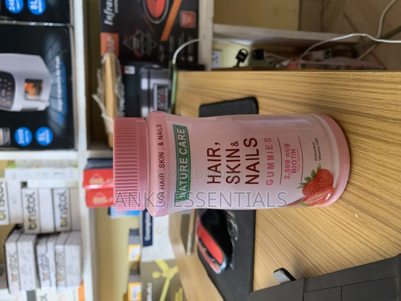 Nature Care Hair Skin Nails Supplement – 2500mcg Biotin