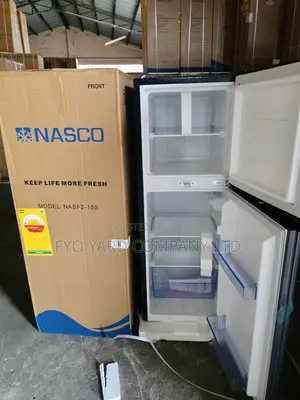 Spacious 118liters Nasco Double Door Top Freezer Refrigerator