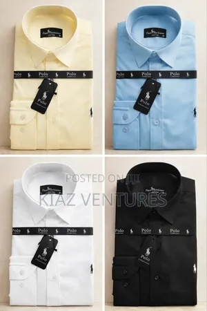 Long Sleeve Polo Official Shirt-- Different Colours And Sizes