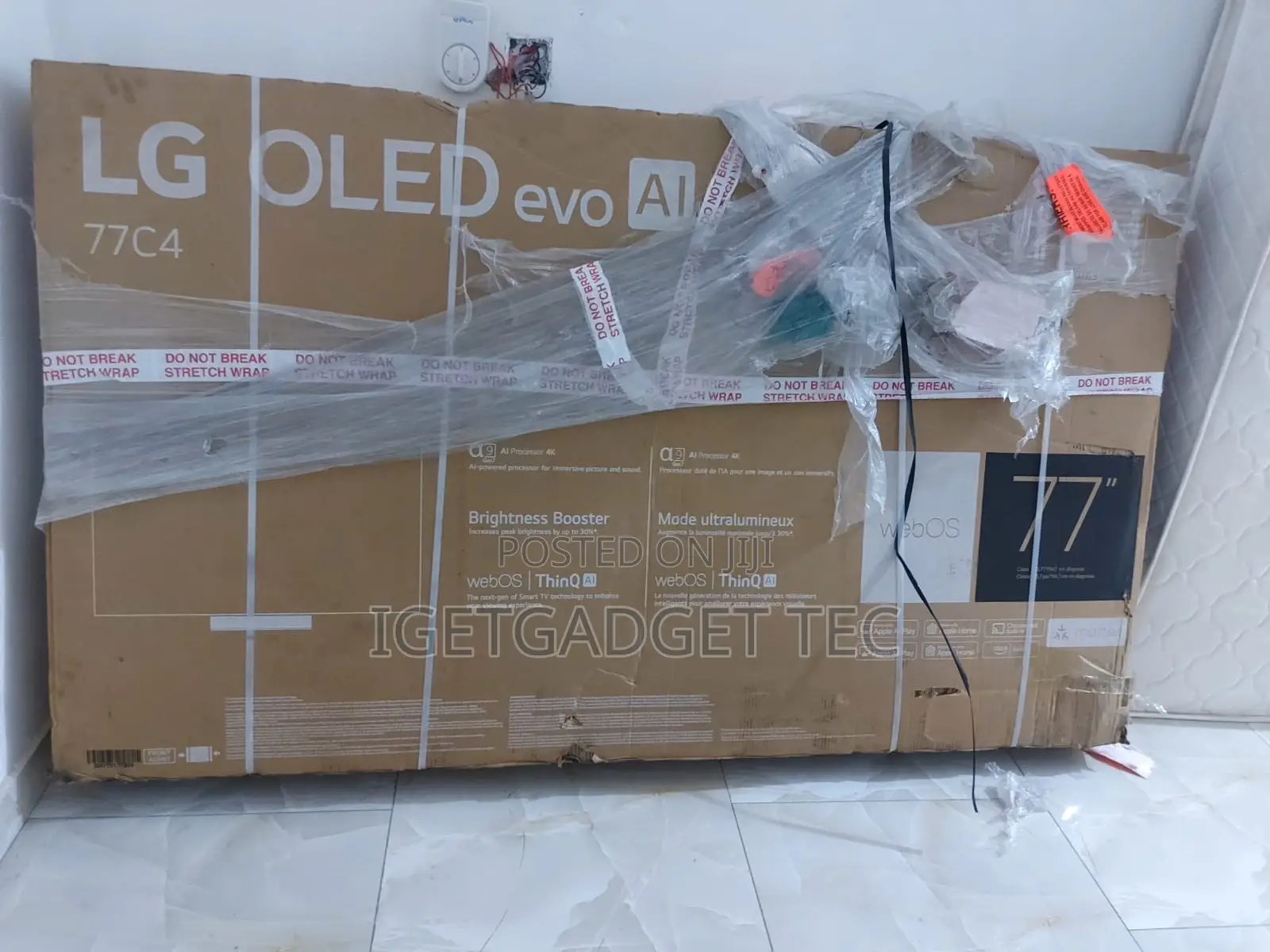 LG Oled Evo Ai 77′′ C4 Series Smart TV