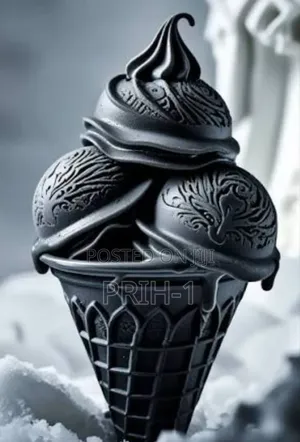Bamboo Charcoal Black Ice Cream Powder