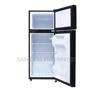 Nasco Nasf2-12fl-b-double Door Refrigerator-102liters-black