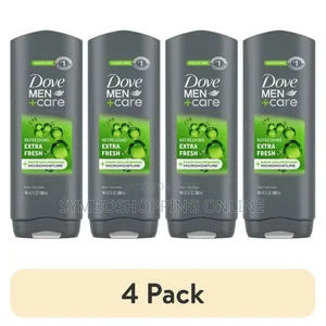 4 Pack) Dove Men+Care Body Wash