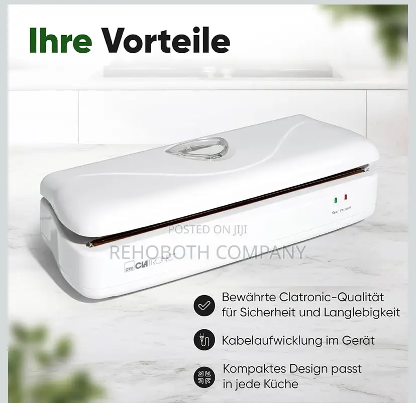 Clatronic Fs 3261 Vacuum Sealer White