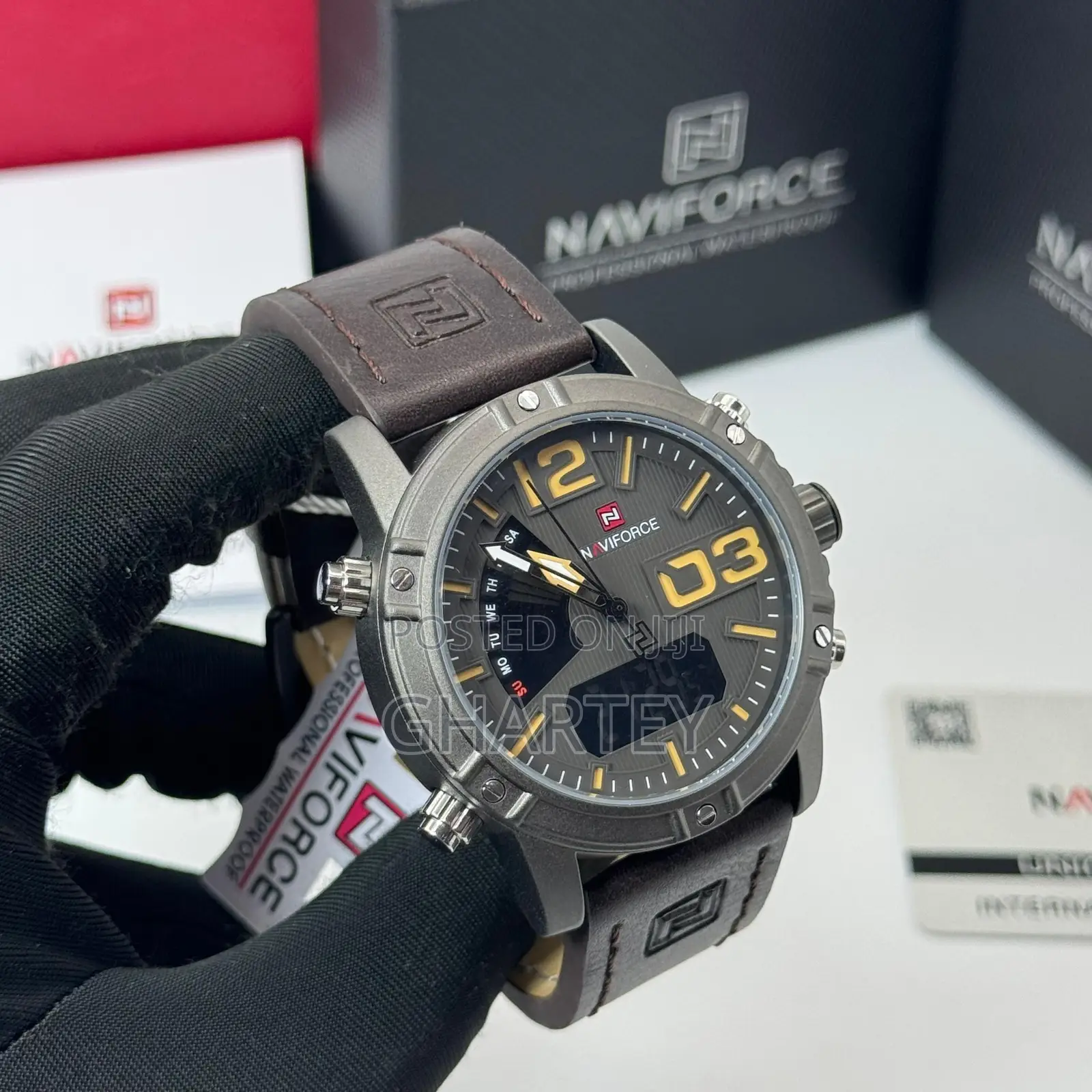 Naviforce Analog Digital Military Chronograph Watch