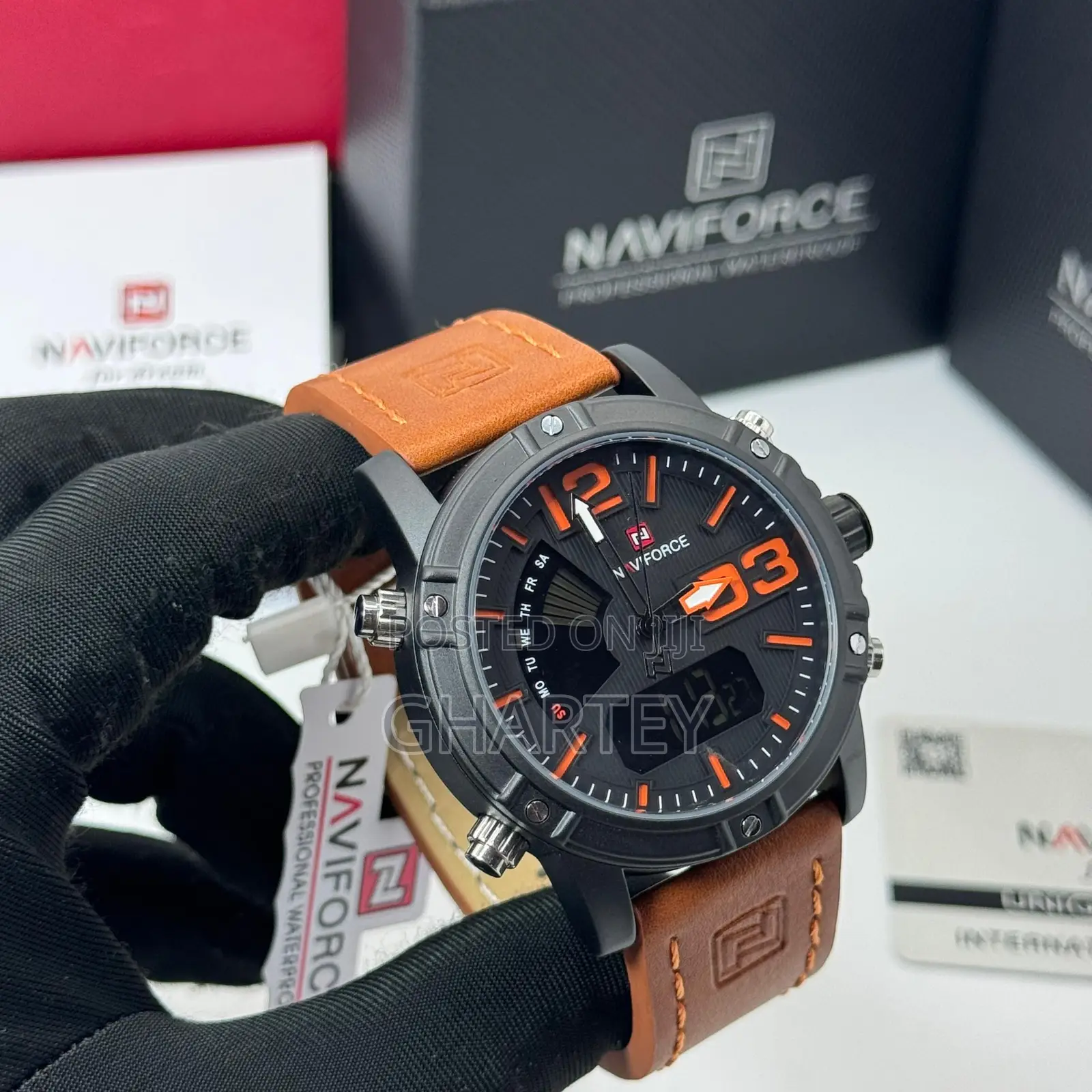 Naviforce Analog Digital Military Chronograph Watch