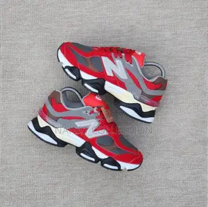 New Balance 9060 “Red/Gray Colorway Sneakers