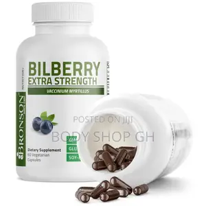 Bronson Bilberry Extra Strength Vaccinium Myrtillus, Promotes