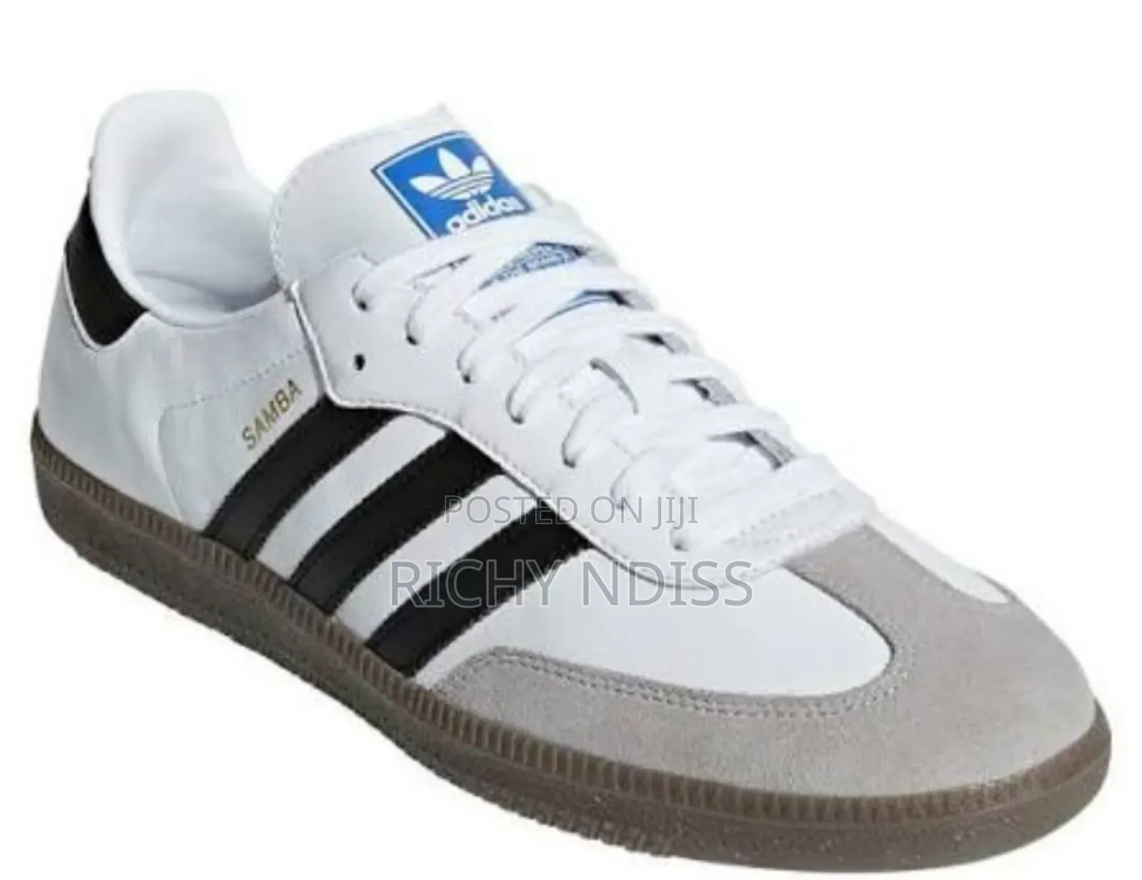 Adidas Samba Og "Cloud White/Core Black/Clear Granite" Sneakers