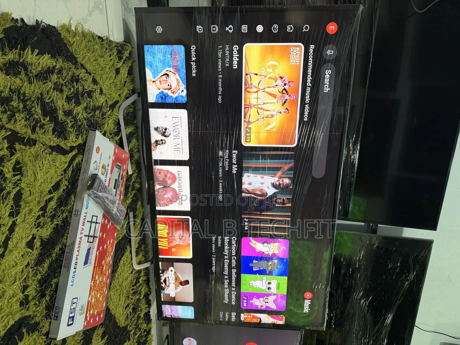 50inches Full Digital Satellite Android Ultra Hd Led Smart Sony TV