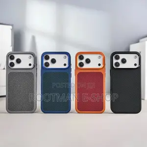 Premium Plaid Leather Case for iPhone 17 Air and 17 Pro Max