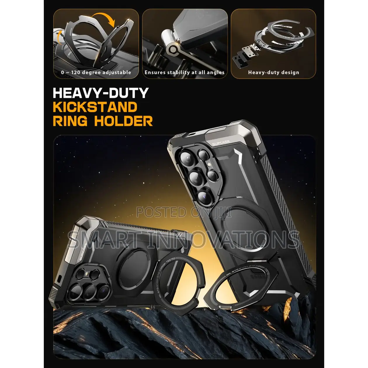 Galaxy S26 Ultra| S25ultra Ub Grip Magsafe Phone Case With Kickstand