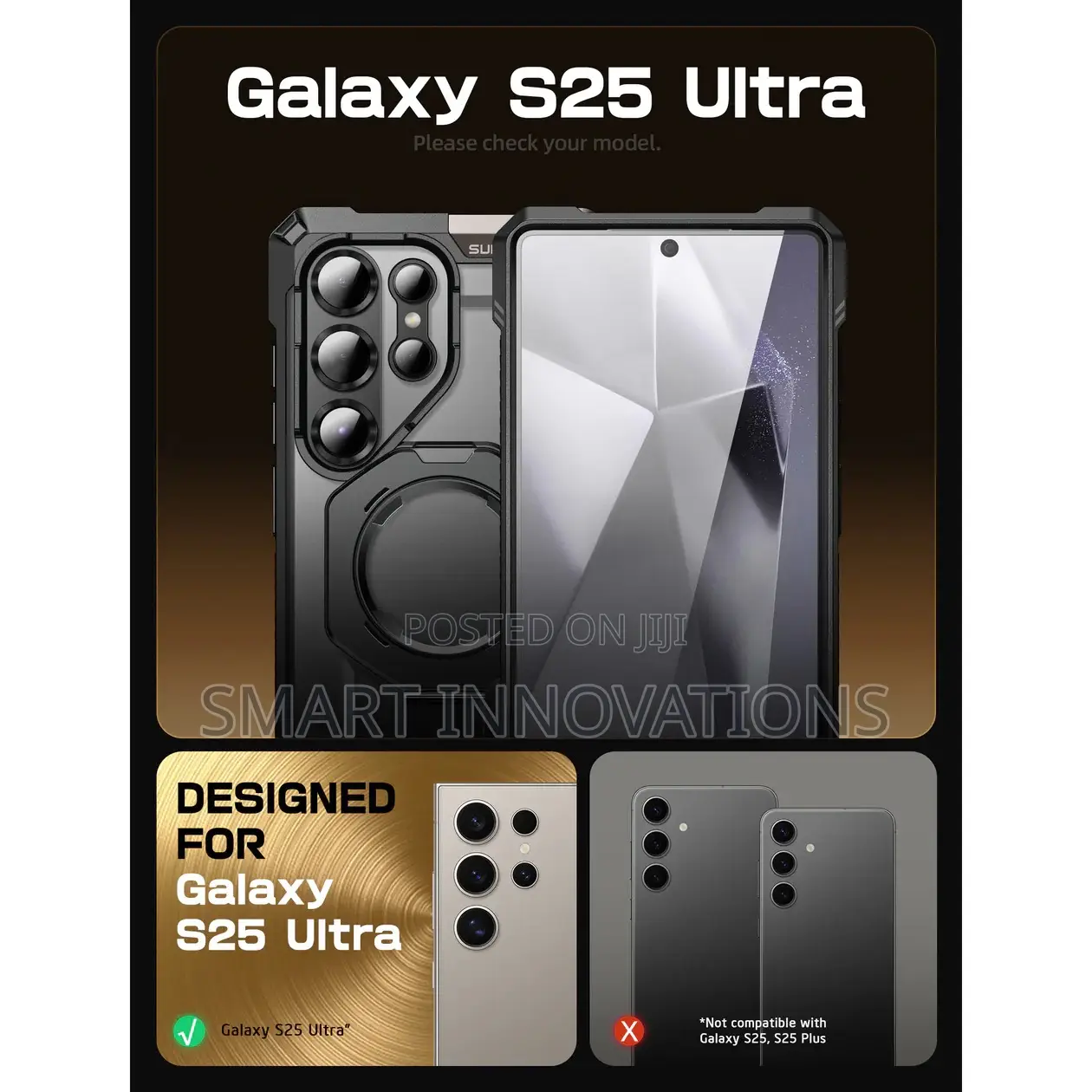 Galaxy S26 Ultra| S25ultra Ub Grip Magsafe Phone Case With Kickstand