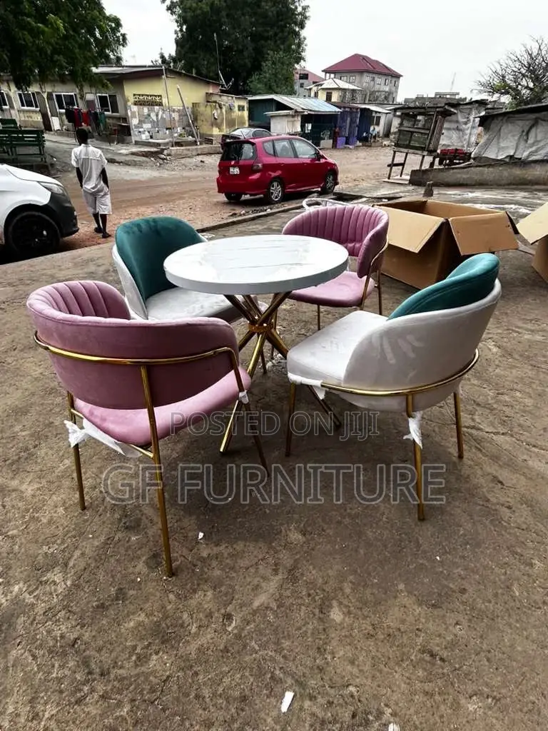 Modern Nordic Luxury Velvet Dining Set