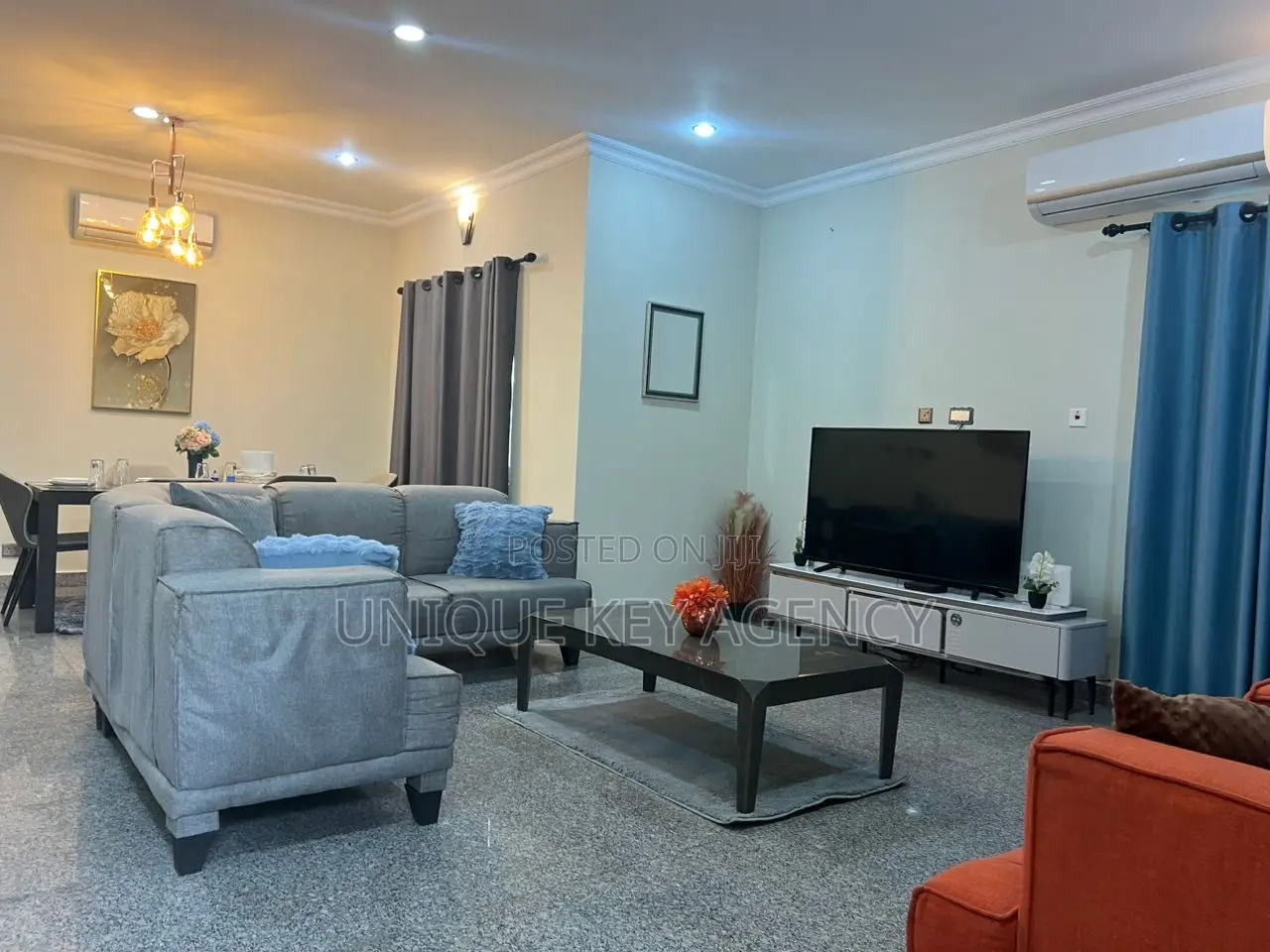 Furnished 3bdrm House in Unique Key Agency, East Legon for rent