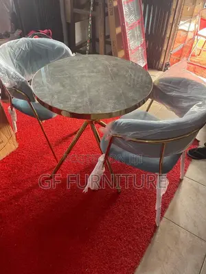 2chairs Modern Nordic Luxury Velvet Dining Set