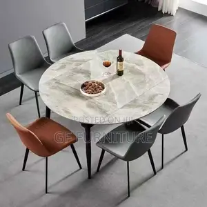 Sintered Stone Dining Set With 6 Chairs