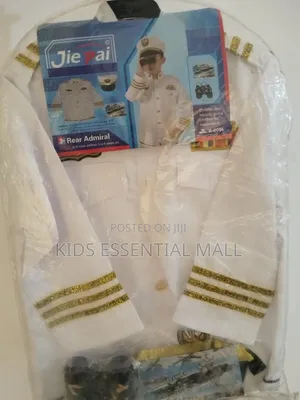 Navy Captains Costume for Kids Career Day