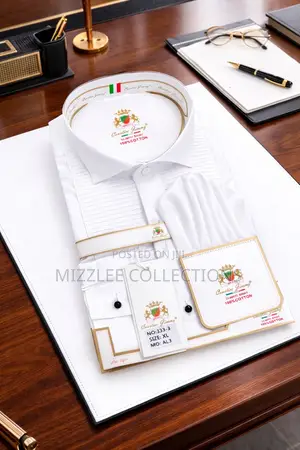 Court Ice Classic Dinner Shirt for Men M-4xl