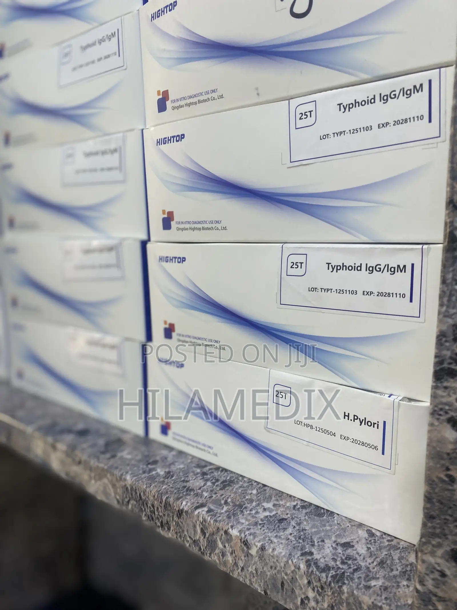 Hightop Typhoid Igg/Igm Rapid Test Kit
