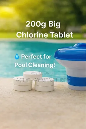 Chlorine Tablet 200g – Swimming Pool Water Treatment