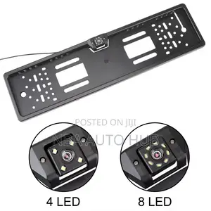 Universal License Plate Frame With Car Reverse Rear Camera