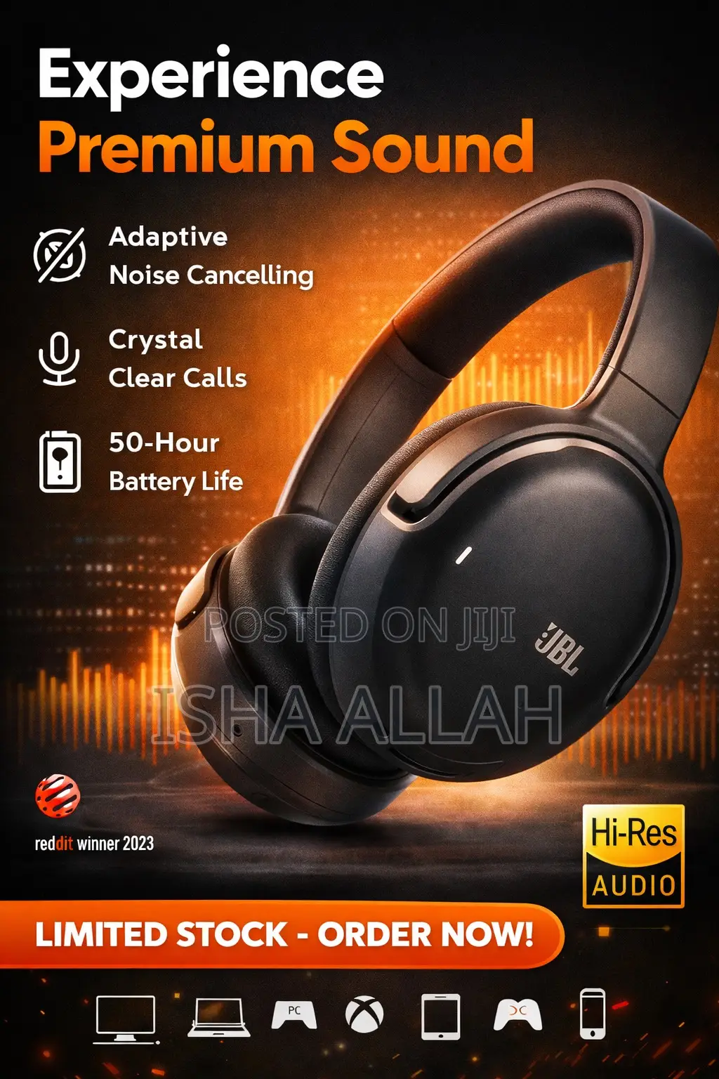 JBL Tour One M2 Pro Silence the Noise. Feel the Music.
