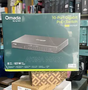 Omada Tp Link 10 Port Gigabyte Poe Switch Es210gp