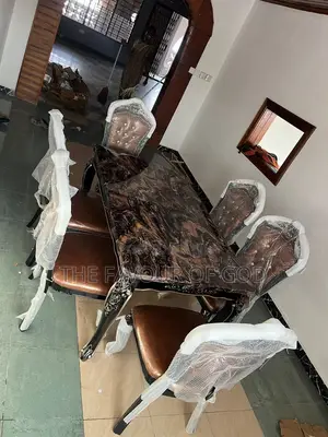 A Classic and Majestic Royal Marble Dining Set