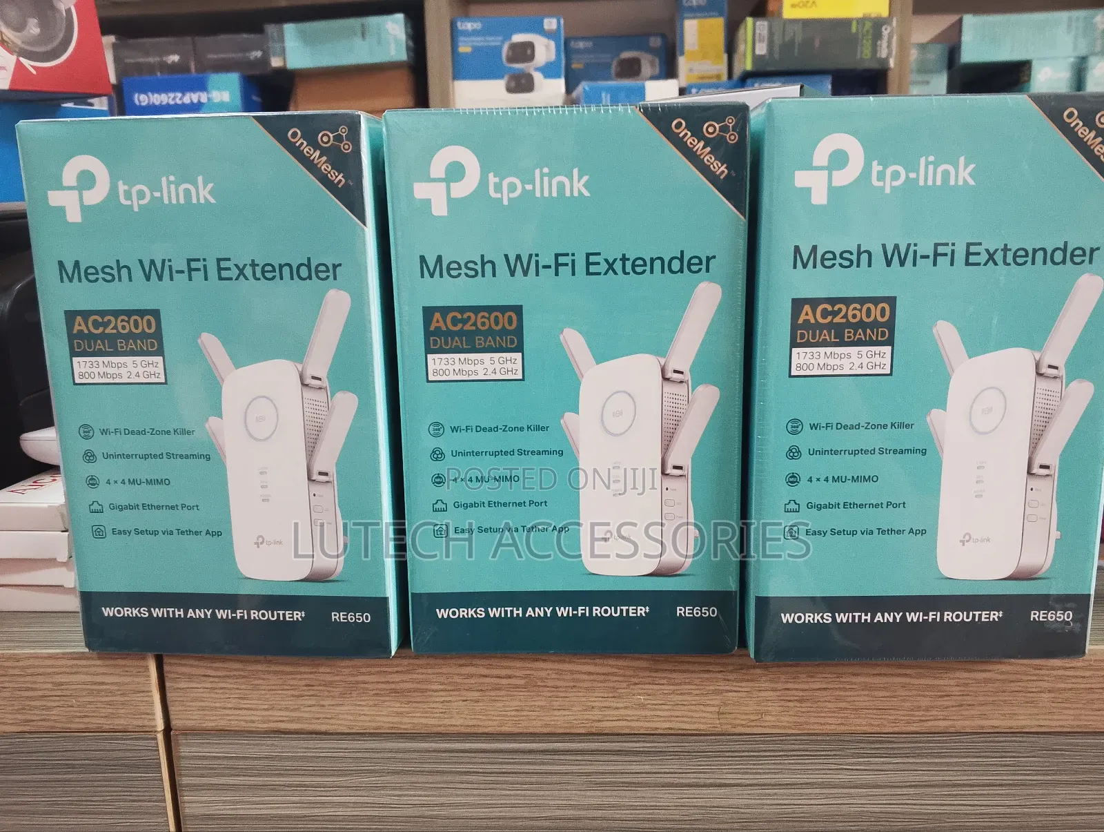 Tp Link Mesh Wi-Fi Extender Dual Band (Re650)