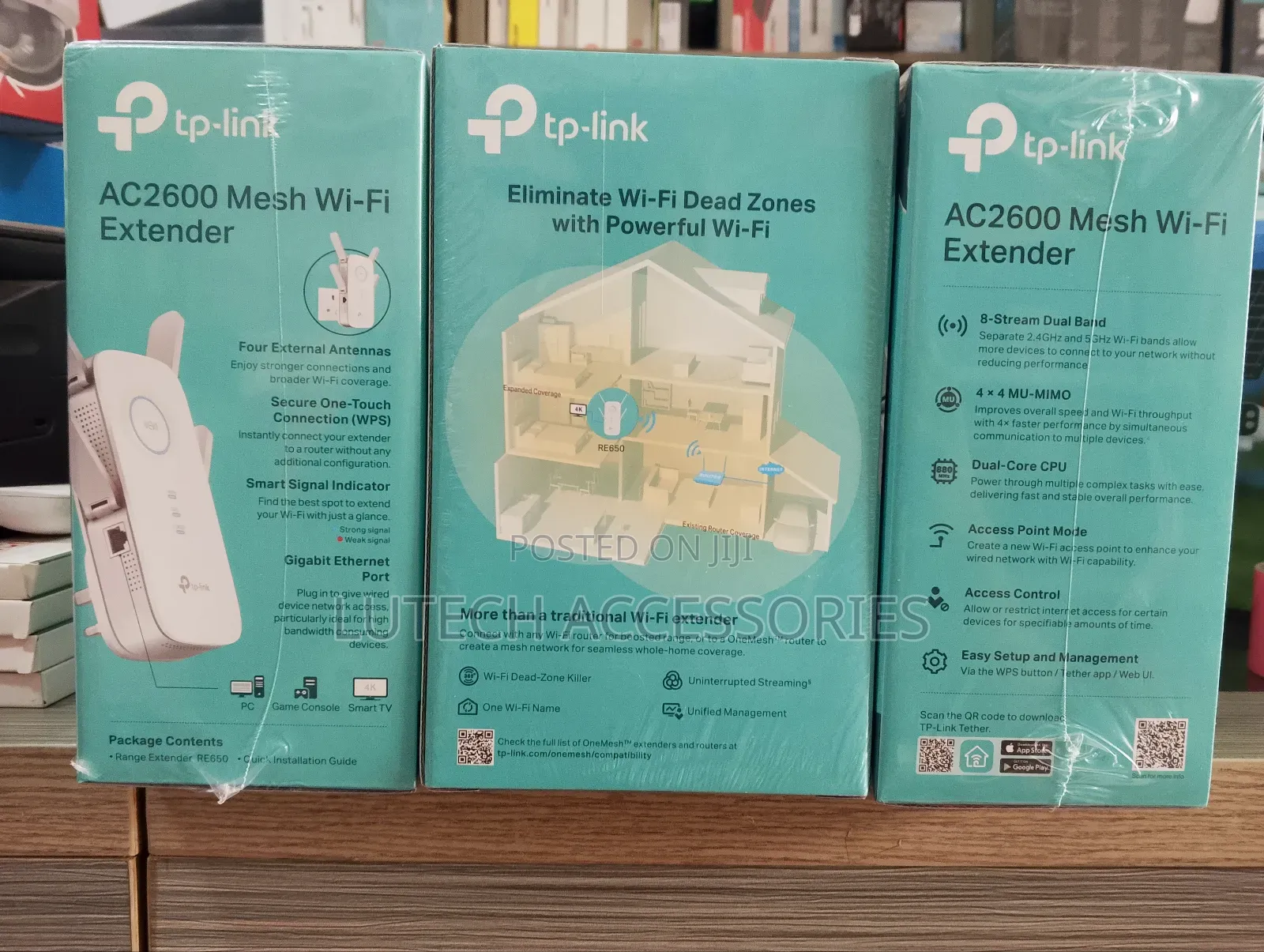 Tp Link Mesh Wi-Fi Extender Dual Band (Re650)