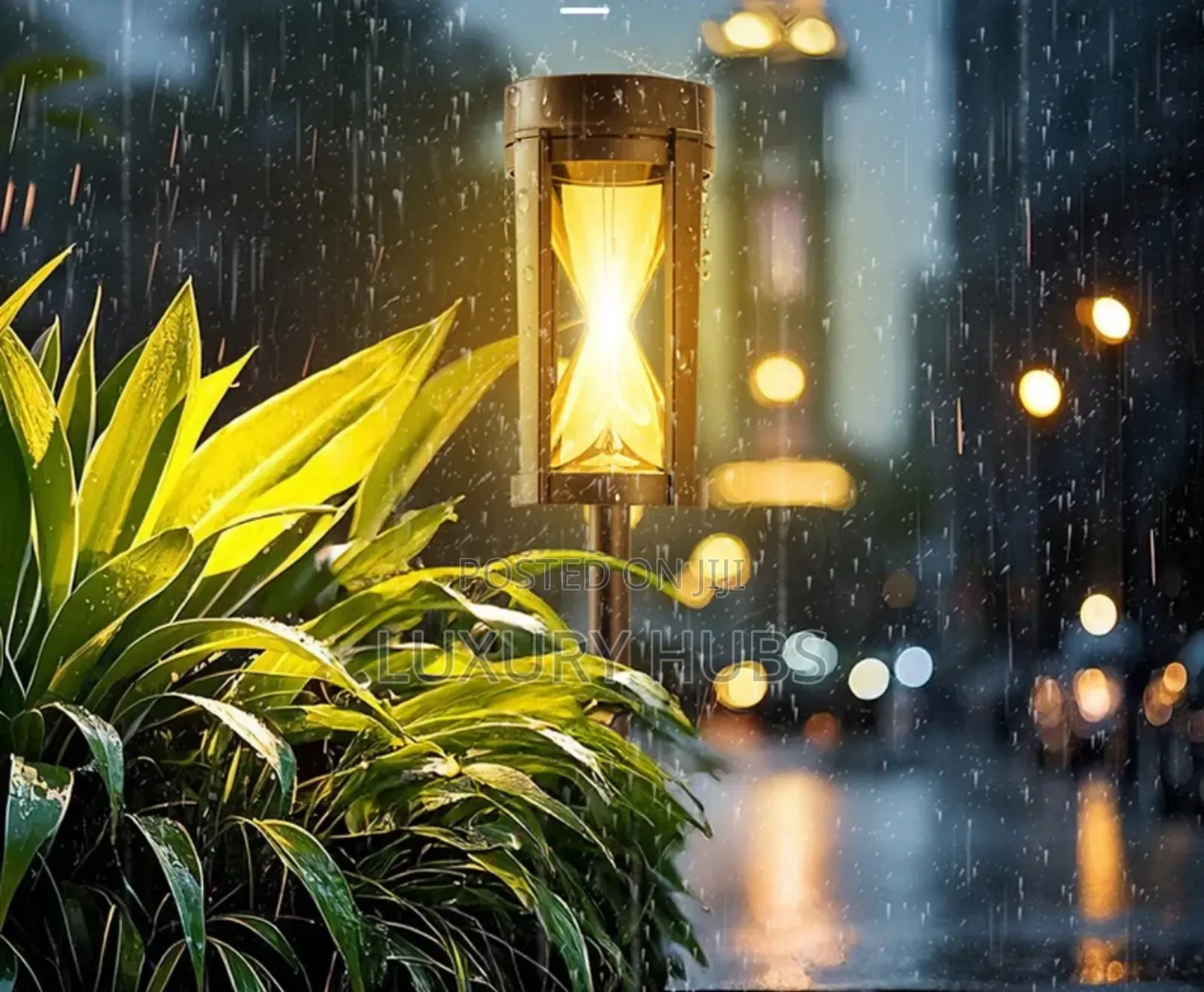 4pcs Solar Rechargeable Garden Light