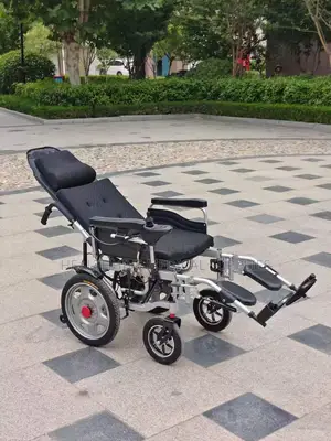Electric Foldable Mobility Wheel Chair ( Long Back)