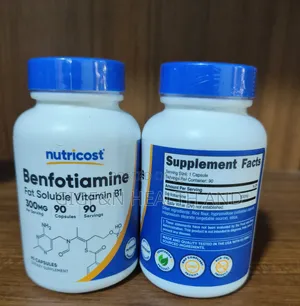 Benfotiamine (Vit.B1), 300mg, 90 Capsules ( Support Blood Sugar)