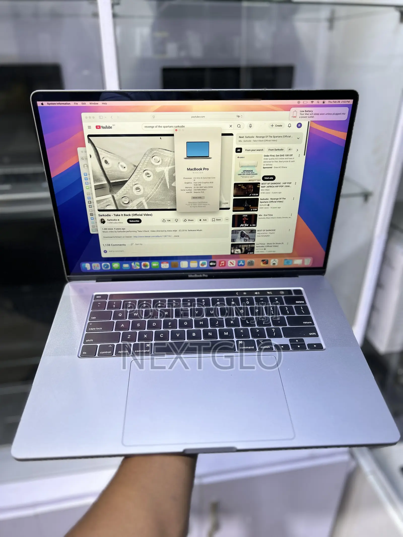 Laptop Apple MacBook Pro 32GB Intel Core i9 SSD 1T