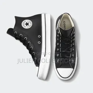 Converse All Star Leather Black White