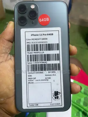 Apple iPhone 11 Pro 64 GB Black