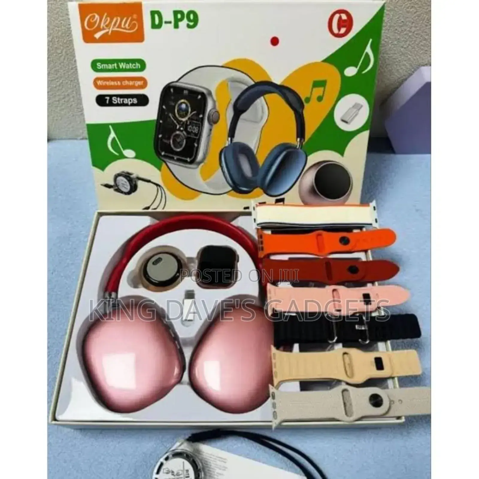 D-P9 Smart Watch Accessory Combo