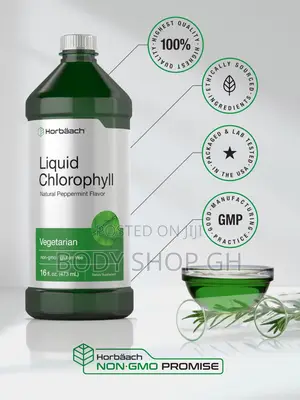 Horbäach Chlorophyll Liquid Drops | 100mg - 475ml