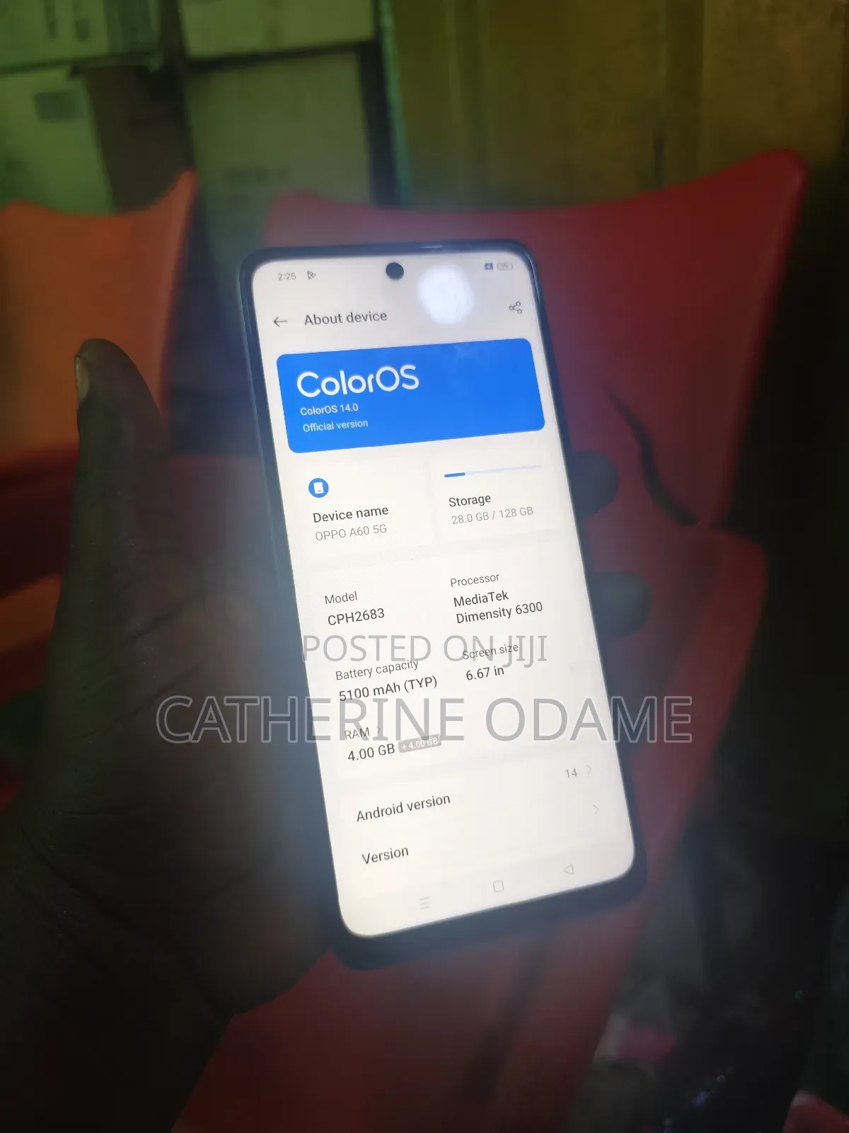 Oppo A60 128 GB Blue