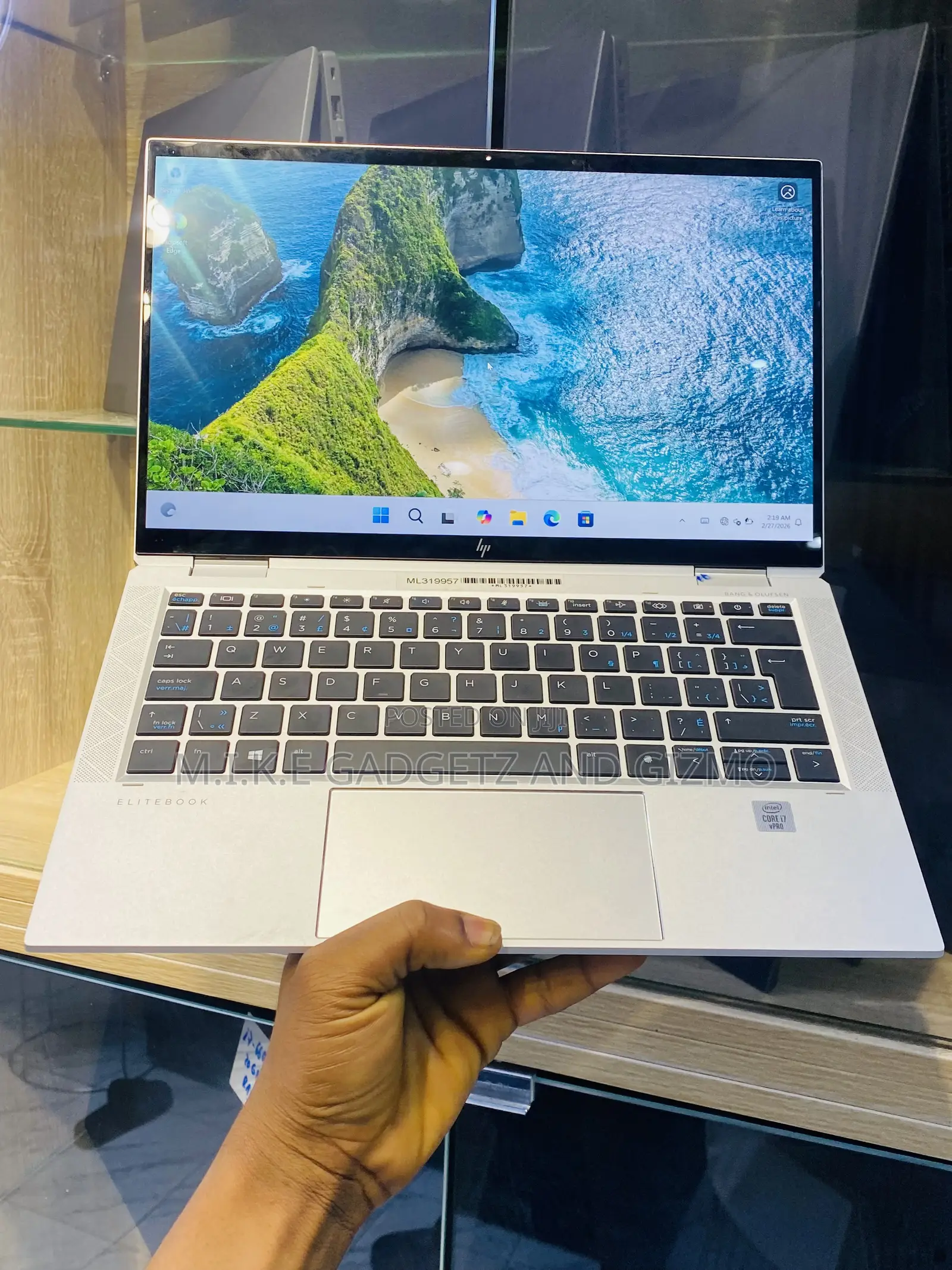 Laptop HP EliteBook x360 1030 G7 16GB Intel Core i7 SSD 512GB