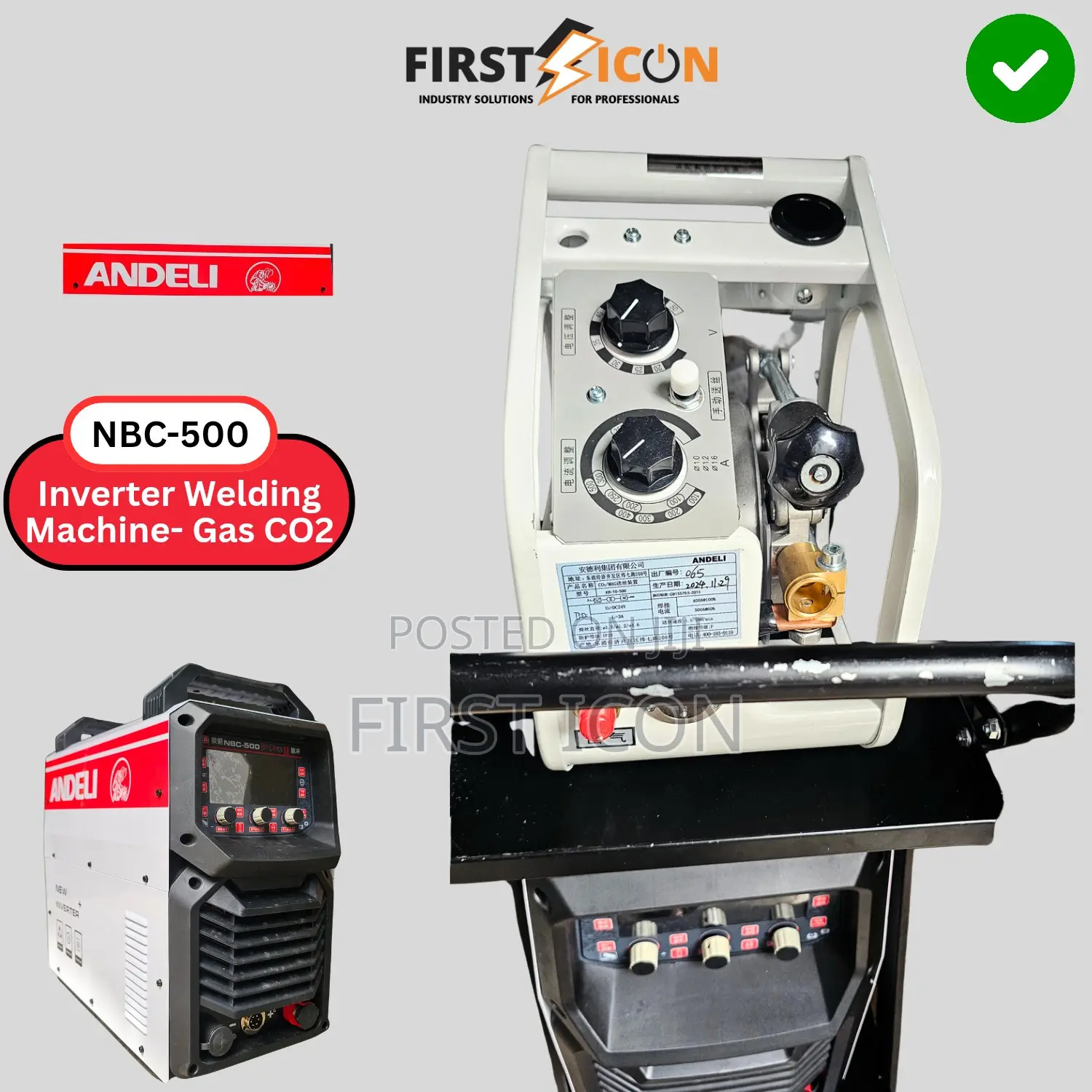 NBC-500 Inverter Welding Machine - Gas Co2 Shielded Welder