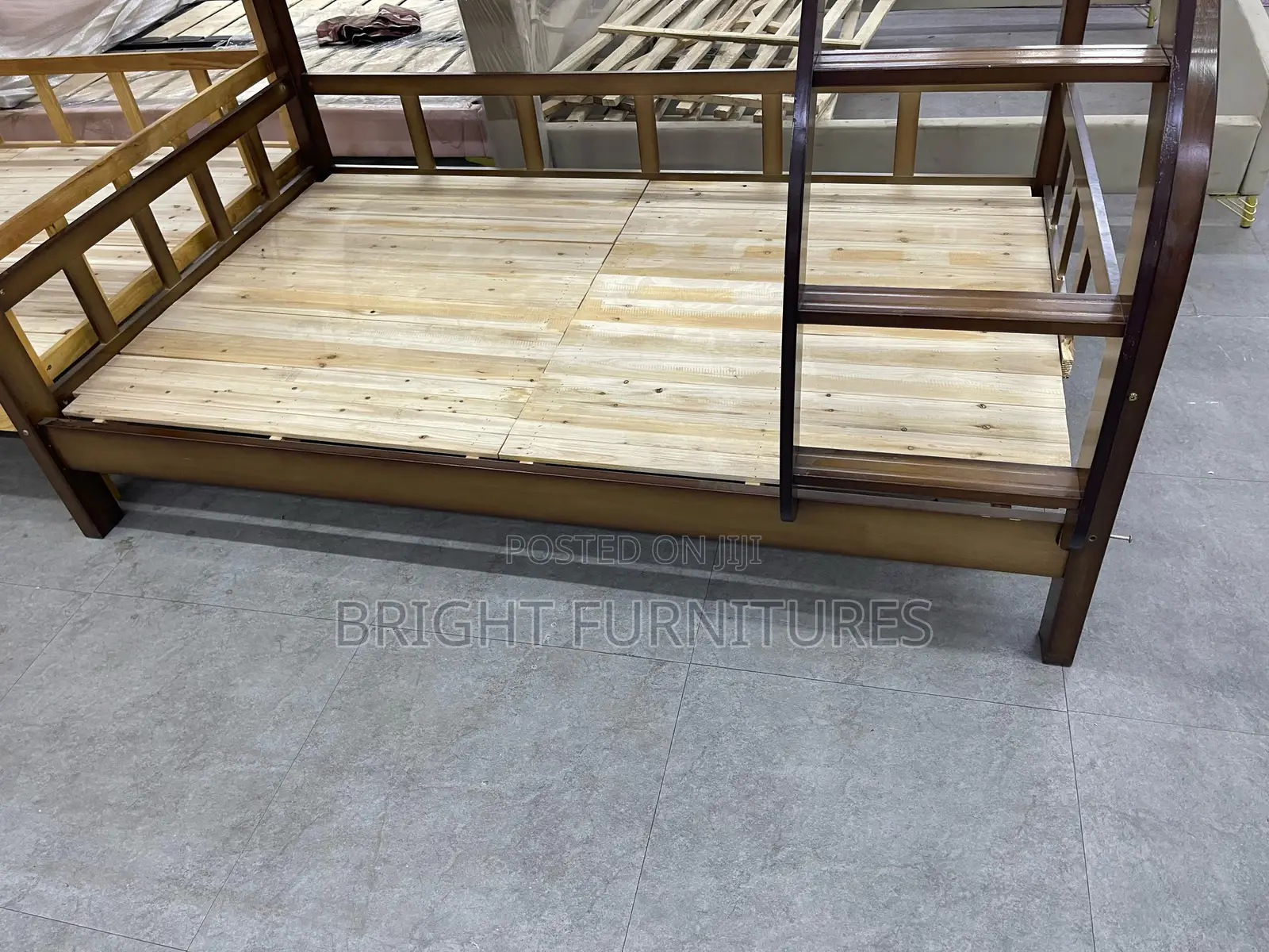 Durable 1 and Half Down Single Top Bunk Bed