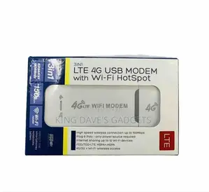 3-in-1 Lte 4g Usb Modem With Wi-Fi Hotspot