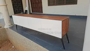 (Free Delivery) Promo Brown Standing Tv Console