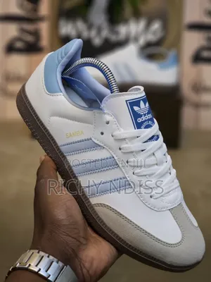 Adidas Samba Og "Cloud White/Core Black/Clear Granite" Sneakers