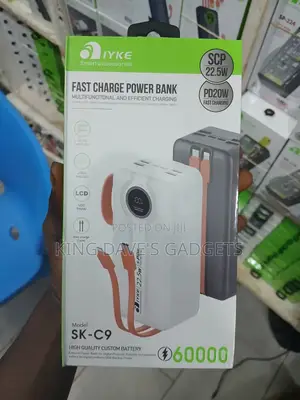 Iyke Sk-C9 60000mah Fast Charge Power Bank.