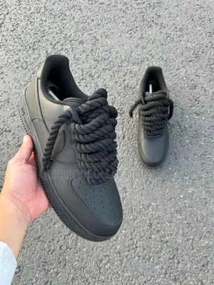 Airforce Black Big Lace