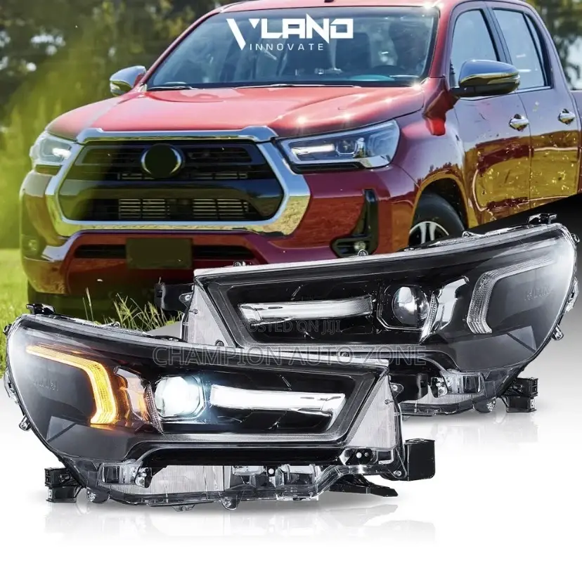 Toyota Hilux 2020-2021-2022-2023-2024-2025 Headlight Pair