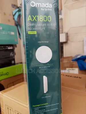 Tp Link Omada Ax1800 Ceiling Mount Wifi 6 Access Point (Eap610 Indoor)